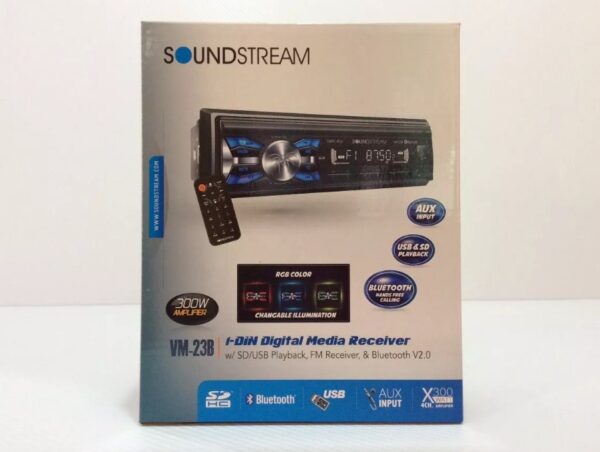Auto Estereo Universal Soundstream Vm-23b Bluetooth Con Bocinas 6x9 B1