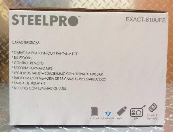 Autostereo Steelpro Exact-610ufb Bluetooth Con Bocinas 6.5 B1